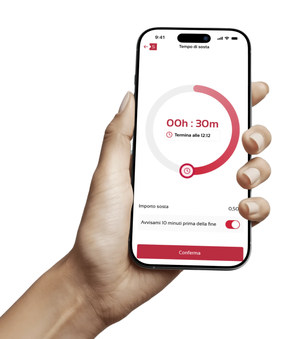 Mockup dell'app Smarticket su smartphone